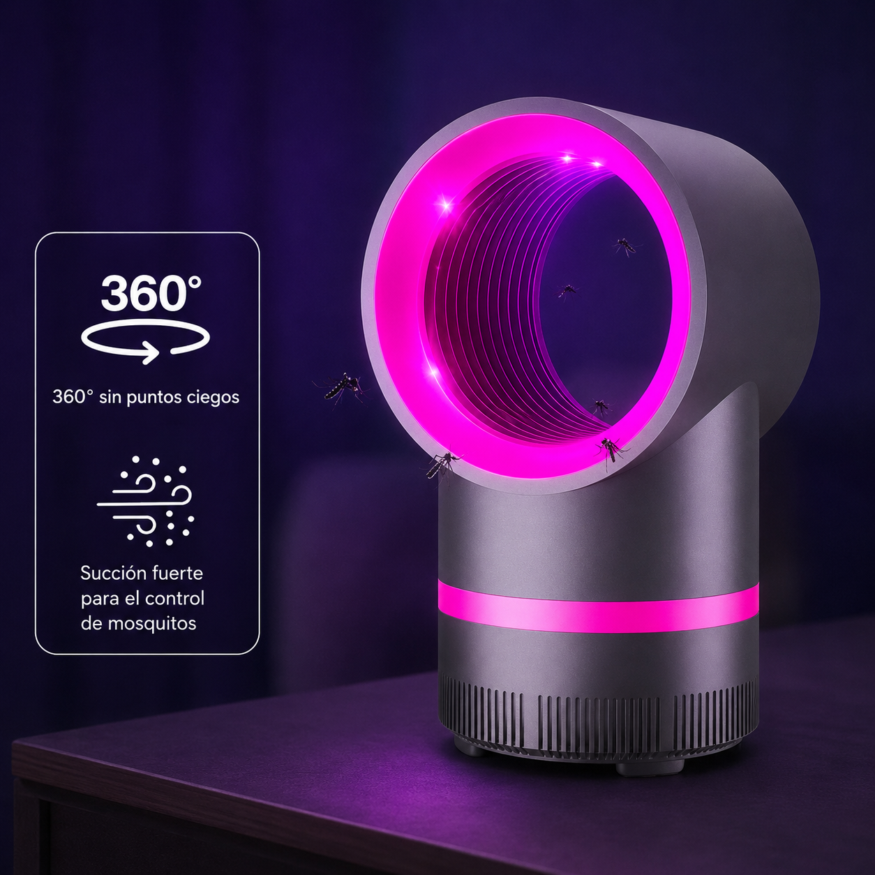 Lámpara Antimosquitos UV silenciosa